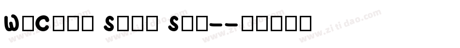 WeChat Sans Std-字体转换